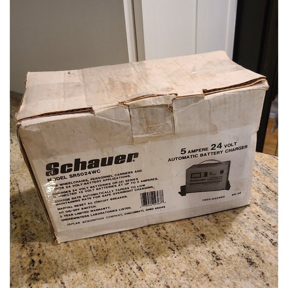 Schauer Automatic Battery Charger 24V SR5024WC Wheel Chair - Picture 11 of 11